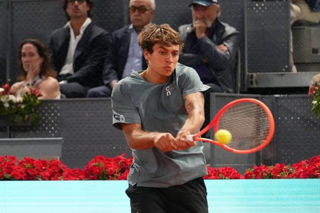 Flavio Cobolli (ITA) vs Alexander Zverev (ALE) during Masters Series Madrid 2026 in Madrid on 30 April 2026 Cordon Press 