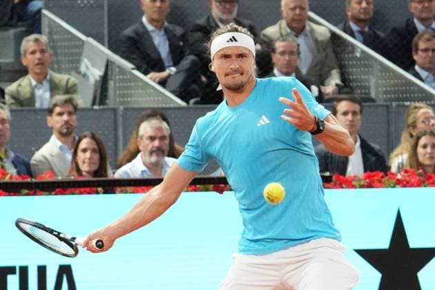 Flavio Cobolli (ITA) vs Alexander Zverev (ALE) during Masters Series Madrid 2026 in Madrid on 30 April 2026 Cordon Press 
