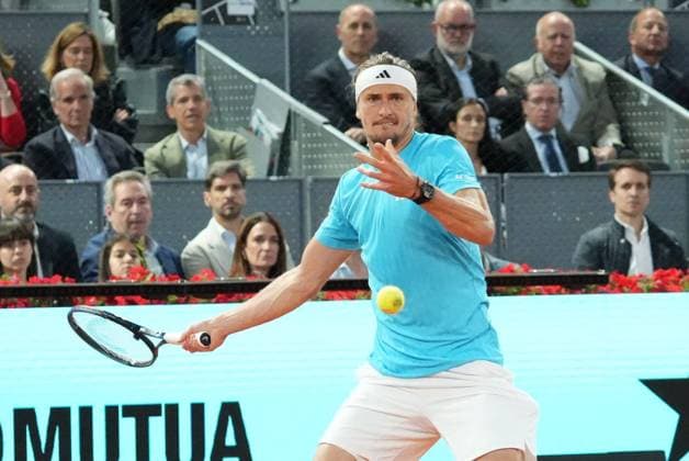 Flavio Cobolli (ITA) vs Alexander Zverev (ALE) during Masters Series Madrid 2026 in Madrid on 30 April 2026 Cordon Press 
