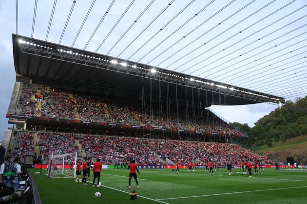 April 30, 2026, Braga, Braga, Portugal: BRAGA, PORTUGAL - APRIL 30: sc braga stadium during UEFA Europa League 2025 26 Semi-Final First Leg match between SC Braga and Club Freiburg at Estadio Municipal de Braga on April 30, 2026 in Braga, Portugal. UEFA Europa League 2025 26 Semi-Final First Leg Match SC Braga And Sport-Club Freiburg  - ZUMAe141 20260430_zsp_e141_028 Copyright: xLuisxEirasx