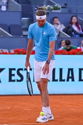 April 30, 2026, Madrid, Madrid, Spain: ALEXANDER ZVEREV of germany - ADIDAS during the Mutua Madrid Open 2026, ATP, Tennis Herren Masters 1000 and WTA, Tennis Damen 1000 tennis tournament, celebrated at Caja Magica on April 30, 2026 in Madrid, Spain. Mutua Madrid Open 2026 - Day 11 (04.30.26) - ZUMAc312 20260430_zsp_c312_260 Copyright: xOscarxManuelxSanchezx