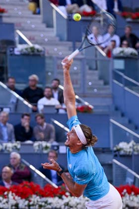 April 30, 2026, Madrid, Madrid, Spain: ALEXANDER ZVEREV of germany - ADIDAS during the Mutua Madrid Open 2026, ATP, Tennis Herren Masters 1000 and WTA, Tennis Damen 1000 tennis tournament, celebrated at Caja Magica on April 30, 2026 in Madrid, Spain. Mutua Madrid Open 2026 - Day 11 (04.30.26) - ZUMAc312 20260430_zsp_c312_264 Copyright: xOscarxManuelxSanchezx