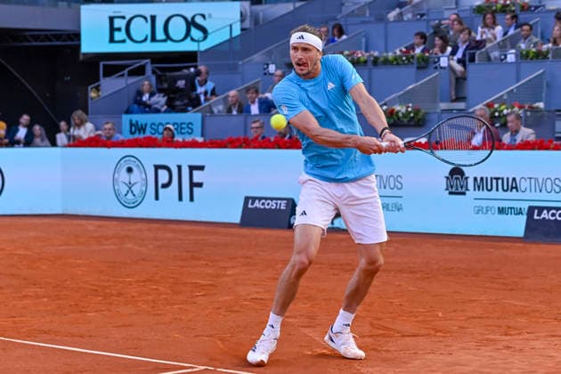 April 30, 2026, Madrid, Madrid, Spain: ALEXANDER ZVEREV of germany - ADIDAS during the Mutua Madrid Open 2026, ATP, Tennis Herren Masters 1000 and WTA, Tennis Damen 1000 tennis tournament, celebrated at Caja Magica on April 30, 2026 in Madrid, Spain. Mutua Madrid Open 2026 - Day 11 (04.30.26) - ZUMAc312 20260430_zsp_c312_263 Copyright: xOscarxManuelxSanchezx