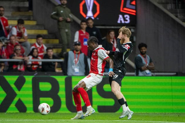 April 30, 2026, Braga, Braga, Portugal: BRAGA, PORTUGAL - APRIL 30: MARIO DORGELES from SC Braga is seen on action during the UEFA Europa League semi final first leg match between SC Braga and SC Freiburg at Estadio Municipal de Braga on April 30, 2026 in Braga, Portugal SC Braga X SC Freiburg - UEFA Europa League 2025 26  - ZUMAl192 20260430_zsp_l192_041 Copyright: xMiguelxLemosx