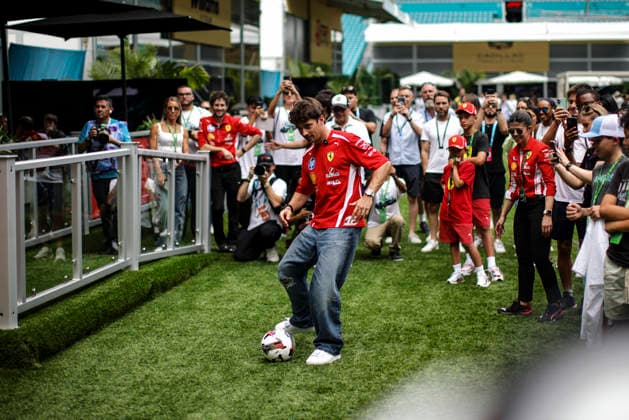 F1 - MIAMI GRAND PRIX 2026 LECLERC Charles (mco), Scuderia Ferrari SF-26, portrait during the Formula 1 Miami Grand Prix 2026, 4th round of the 2026 Formula One World Championship, WM, Weltmeisterschaft from May 1 to 3, 2026 on the Miami International Autodrome, in Miami Gardens, USA - Miami GardensUnited States  Copyright: xXavixBonillax