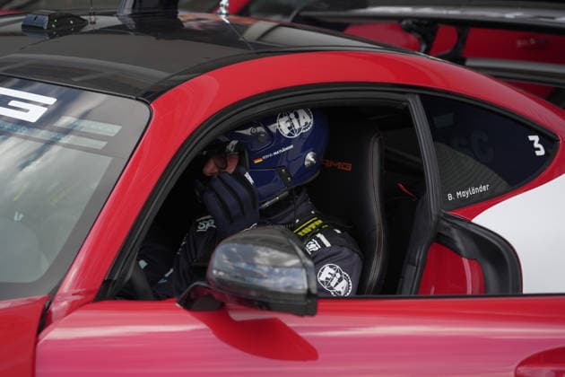 30 04 2026, Miami International Autodrome, Miami, Formula 1 Crypto com Miami Grand Prix 2026 ,in the picture safety car driver Bernd Mayländer gets ready for his race in the Mercedes AMG GT Black Series Photo by Hasan Bratic DeFodi Images