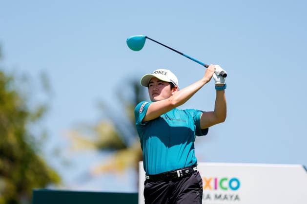 RIVIERA MAYA OPEN AT MAYAKOBA 2026 RIVIERA MAYA OPEN AT MAYAKOBA 2026 DAY 1 30042026 PLAYA DEL CARMEN, QUINTANA ROO Action photo of Akie Iwai of Japan, during day 1 of the Riviera Maya Open at Mayakoba 2026 at El Camaleon Golf Club in Playa del Carmen, Mexico Action photo of Akie Iwai of Japan, during day 1 of the Riviera Maya Open at Mayakoba 2026 held at El Camaleon Golf Club in Playa del Carmen, Mexico Photo by IMAGENSHOP AGENCIA FOTOGRAFICA PLAYA DEL CARMEN QUINTANA ROO MEXICO Copyright: xYOALIxMARTINEZx