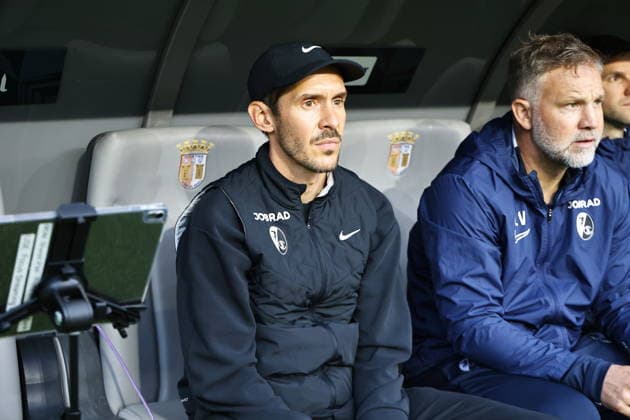 Julian Schuster (Freiburg), APRIL 30, 2026 - Football Soccer : UEFA Europa League Semi-finals 1st leg match between SC Braga - SC Freiburg at the Estadio Municipal de Braga in Braga, Portugal. Noxthirdxpartyxsales  aflo_328820049