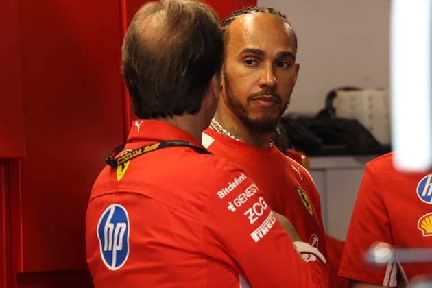 Formula 1 Crypto.com Miami Grand Prix 2026 Lewis Hamilton (GBR), Scuderia Ferrari HP, SF-26 during Formula 1 Crypto.com Miami Grand Prix 2026. on April 30., 2026 in Miami, United States Of America Zsombor Toth Miami Miami International Autodrome Florida United States Of America