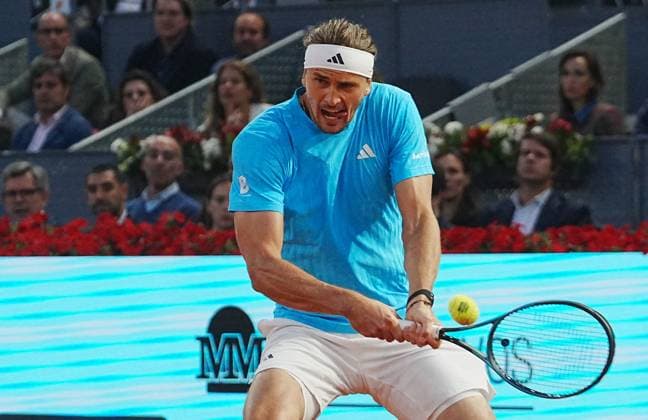 TENNIS - MUTUA MADRID OPEN 2026 - 30 04 2026 Laurent Lairys MAXPPP - Alexander Zverev of Germany during the Mutua Madrid Open 2026, ATP, Tennis Herren Masters 1000 and WTA, Tennis Damen 1000 on 30April 2026 at La Caja Magica in Madrid, Spain - Photo: Laurent Lairys MADRID SPAIN  Copyright: xMAXPPPxLaurentxLairysx LLR202605015517 LLR202605015517