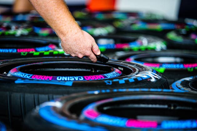Pirelli Tyres during the Formula 1 Crypto.com Miami Grand Prix 2026 at Miami International Autodrome in Miami Gardens, United States. Round 6 of the 2026 FIA Formula One World Championship, WM, Weltmeisterschaft held May 1-3, 2026. The Miami International Autodrome, located in the grounds of the Hard Rock Stadium, hosts the sixth round featuring the Sprint format. This event weekend features the F1 Sprint format, with a Sprint Shootout and Sprint Race in addition to the standard qualifying session and Grand Prix.  Copyright: xAlessioxDexMarcox xAvens-images.com AvensImages IPAxSportx xipa-agency.netx xx IPA_74345885 IPA_Agency_IPA74345885