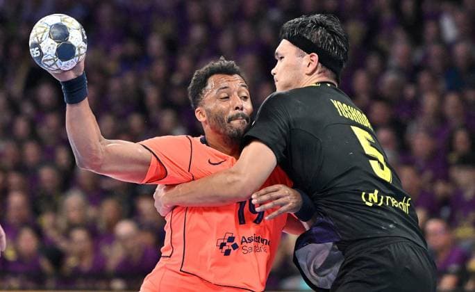 HBC Nantes FC Barcelone Handball PHOTOPQR OUEST FRANCE Jérôme Fouquet Ouest-France ; NANTES ; 30 04 2026 ; Handball. EHF. 1 4 de finale aller de la champion league. HBC Nantes FC Barcelone Handball. Timothey N Guessan. Photo: Jérôme Fouquet Ouest-France NANTES France  Copyright: xPHOTOPQR OUESTxFRANCE MAXPPPxJérômexFouquet Ouest-Francex 20260430OFR5339 20260430OFR5339