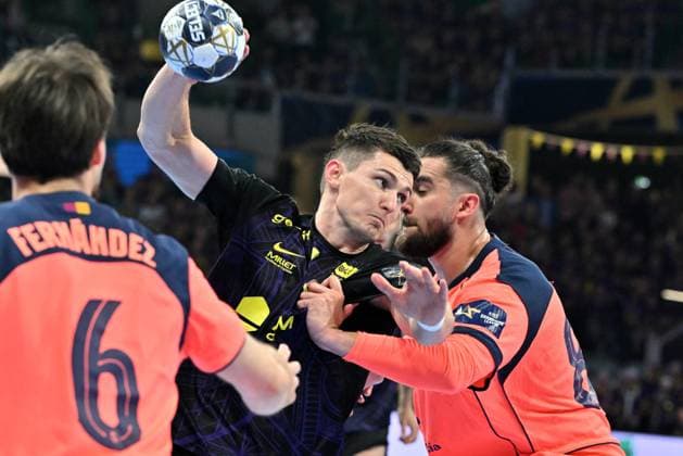 HBC Nantes FC Barcelone Handball PHOTOPQR OUEST FRANCE Jérôme Fouquet Ouest-France ; NANTES ; 30 04 2026 ; Handball. EHF. 1 4 de finale aller de la champion league. HBC Nantes FC Barcelone Handball. Aymeric Minne. Photo: Jérôme Fouquet Ouest-France NANTES France  Copyright: xPHOTOPQR OUESTxFRANCE MAXPPPxJérômexFouquet Ouest-Francex 20260430OFR5342 20260430OFR5342