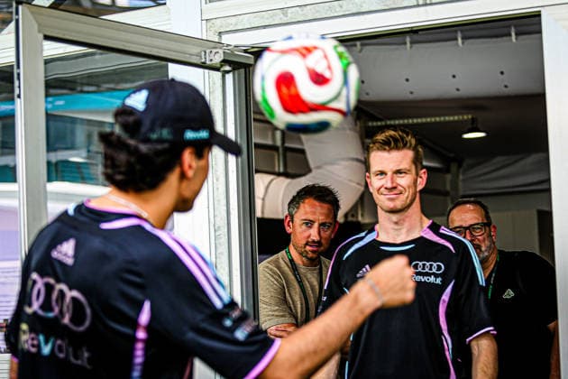 (27) Nico Hulkenberg (GER) - Audi Revolut F1 Team - Audi AR01 - Audi during the Formula 1 Crypto.com Miami Grand Prix 2026 at Miami International Autodrome in Miami Gardens, United States. Round 6 of the 2026 FIA Formula One World Championship, WM, Weltmeisterschaft held May 1-3, 2026. The Miami International Autodrome, located in the grounds of the Hard Rock Stadium, hosts the sixth round featuring the Sprint format. This event weekend features the F1 Sprint format, with a Sprint Shootout and Sprint Race in addition to the standard qualifying session and Grand Prix.  Copyright: xAlessioxDexMarcox xAvens-images.com AvensImages IPAxSportx xipa-agency.netx xx IPA_74345992 IPA_Agency_IPA74345992