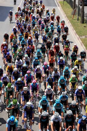 Antalya-Feslikan stage kicks off in 61st Presidential Cycling Tour of Turkiye ANTALYA, TURKIYE - MAY 01: An aerial view as the 6th stage (Antalya-Feslikan) of the 61st Presidential Cycling Tour of Turkiye kicks off in Antalya, Turkiye on May 01, 2026. Included in the International Cycling Union (UCI) European Tours calendar, the event stands as Turkiye s only cycling race in the ProSeries category. Suleyman Elcin Anadolu Antalya Turkey. Editorial use only. Please get in touch for any other usage.  Copyright: x2026xAnadoluxSuleymanxElcinx