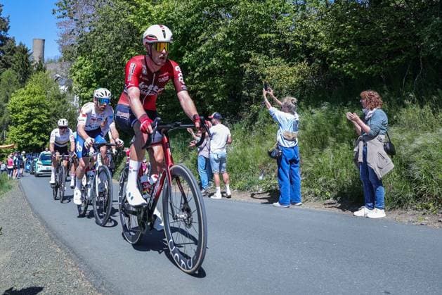 Cycling UCI WorldTour Men Elite 63 Eschborn Frankfurt am 01 05 2026 Jonas Rutsch Lotto IntermarchÃ am Burgweg xJRx