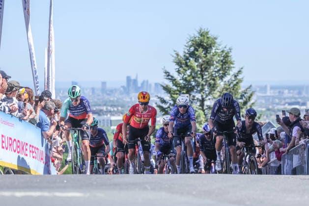 Cycling UCI WorldTour Men Elite 63 Eschborn Frankfurt am 01 05 2026 The peloton at Mammolshain xJRx