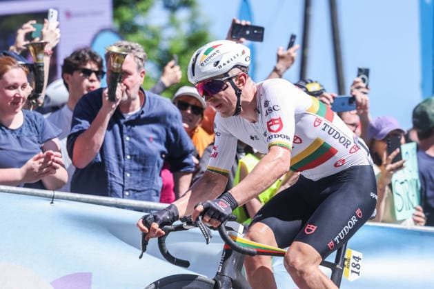 Cycling UCI WorldTour Men Elite 63 Eschborn Frankfurt am 01 05 2026 Aivaras Mikutis Tudor Pro Cycling Team xJRx