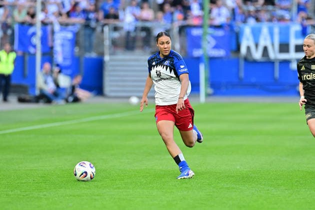 Soccer I Women I Season 2025 2026 I Bundesliga I 24 Matchday I Hamburger SV 1 FC Union Berlin I 01 05 2026 Melina Krüger 9, Hamburger SV Hamburg Volksparkstadion Hamburg Germany Copyright: xLobeca WolfxGebhardtx