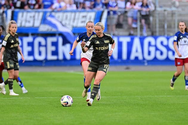 Soccer I Women I Season 2025 2026 I Bundesliga I 24 Matchday I Hamburger SV 1 FC Union Berlin I 01 05 2026 Judith Steinert 17, 1 FC Union Berlin , behind her Mia Büchele 17, Hamburger SV Hamburg Volksparkstadion Hamburg Germany Copyright: xLobeca WolfxGebhardtx