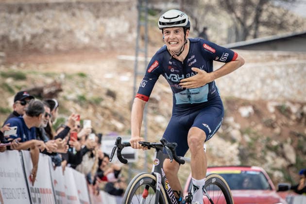 61st Presidential Cycling Tour of Turkiye ANTALYA, TURKIYE - MAY 01: Christian Bagatin of Italy and team MBH Bank Ballan CSB Telecom Fort celebrates after winning the 6th stage of the 61st Presidential Cycling Tour of Turkiye (TUR 2026) on May 01, 2026, in Antalya, Turkiye. Ahmet Serdar Eser Anadolu Antalya Turkey. Editorial use only. Please get in touch for any other usage.  Copyright: x2026xAnadoluxAhmetxSerdarxEserx