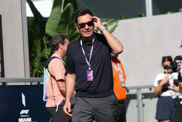 American comedian and presenter, Jimmy Fallon, Grand Prix of Miami, Motorsport, Men, Formula 1, Free Practice, 01 05 2026 Miami Florida USA Copyright: xkolbert-press ChristianxKolbertx