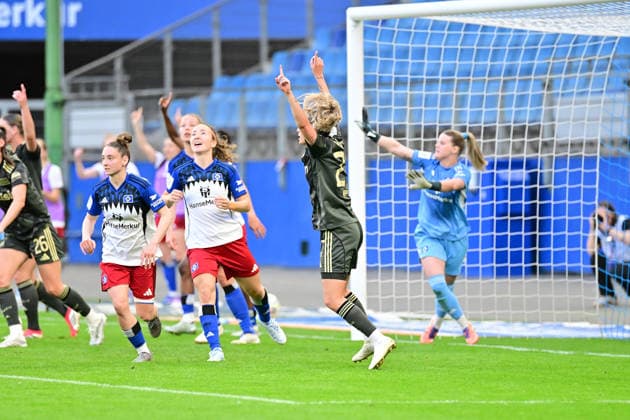 Soccer I Women I Season 2025 2026 I Bundesliga I 24 Matchday I Hamburger SV 1 FC Union Berlin I 01 05 2026 Goal celebration, jubilation, enthusiasm, euphoria, joy, happiness, cheerfulness at 1 FC Union Berlin after the 0 1 Hamburg Volksparkstadion Hamburg Germany Copyright: xLobeca WolfxGebhardtx