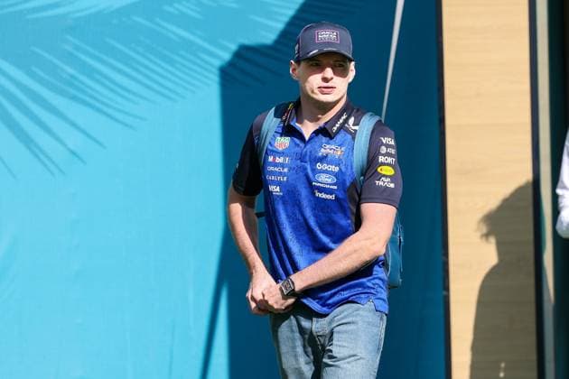 Max Verstappen Oracle Red Bull Racing 3 in the paddock, Grand Prix of Miami, Motorsport, Men, Formula 1, Free Practice, 01 05 2026 Miami Florida USA Copyright: xkolbert-press ChristianxKolbertx