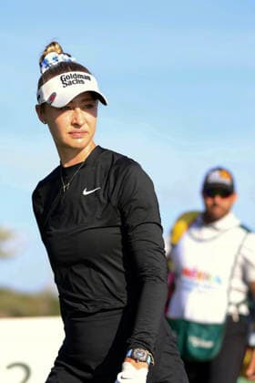 RIVIERA MAYA OPEN AT MAYAKOBA 2026 RIVIERA MAYA OPEN AT MAYAKOBA 2026 ROUND 2 01052026 PLAYA DEL CARMEN, QUINTANA ROO Action photo of Nelly Korda of the USA, during round 2 of the Riviera Maya Open at Mayakoba 2026 at El Camaleon Golf Club in Playa del Carmen, Mexico Action photo of Nelly Korda of the USA, during round 2 of the Riviera Maya Open at Mayakoba 2026 held at El Camaleon Golf Club in Playa del Carmen, Mexico Photo by IMAGENSHOP AGENCIA FOTOGRAFICA PLAYA DEL CARMEN QUINTANA ROO MEXICO Copyright: xISABELAxQUIROZx