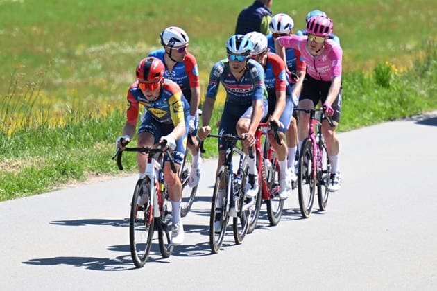 01-05-2026 Tour De Romandie; Tappa 03 Orbe - Orbe; 2026, Lidl - Trek; 2026, Soudal - Quick Step; Oomen, Sam; Cras, Steff; 