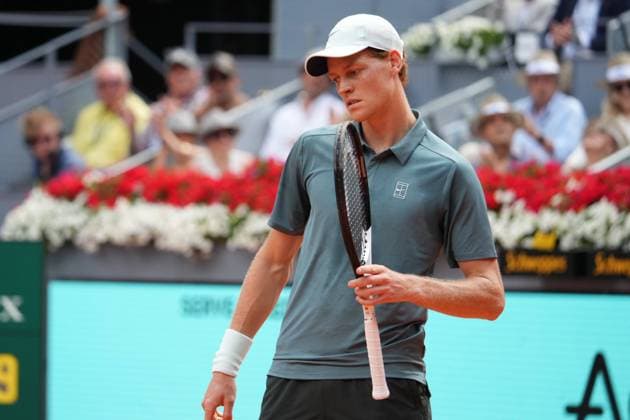 Jannik Sinner (ITA) vs Arthur Fils (FRA) during Masters Series Madrid 2026 in Madrid on 01 May 2026 Cordon Press 