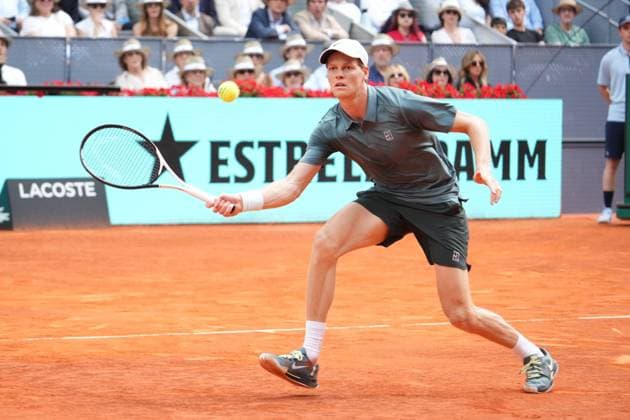 Jannik Sinner (ITA) vs Arthur Fils (FRA) during Masters Series Madrid 2026 in Madrid on 01 May 2026 Cordon Press 