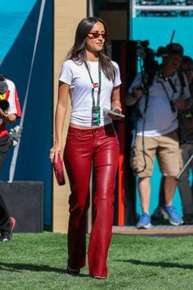 Wife Alexandra Saint Mleux of Charles Leclerc Scuderia Ferrari HP 16 , Miami Grand Prix, Motorsport, Men, Formula 1, Free Practice, 01 05 2026 Miami Florida USA Copyright: xkolbert-press ChristianxKolbertx