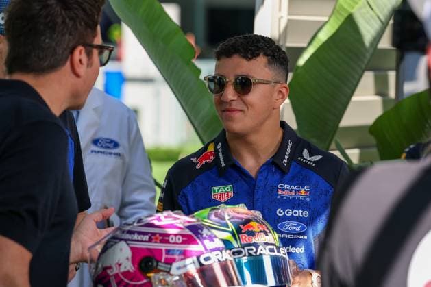 Isack Hadjar Oracle Red Bull Racing 6 , Grand Prix of Miami, Motorsport, Men, Formula 1, Free Practice, 01 05 2026 Miami Florida USA Copyright: xkolbert-press ChristianxKolbertx