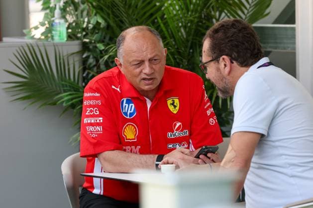 Team Principal Frederic Vasseur Scuderia Ferrari HP , Grand Prix of Miami, Motorsport, Men, Formula 1, Free Practice, 01 05 2026 Miami Florida USA Copyright: xkolbert-press ChristianxKolbertx