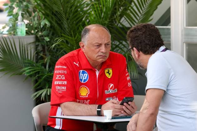 Team Principal Frederic Vasseur Scuderia Ferrari HP , Grand Prix of Miami, Motorsport, Men, Formula 1, Free Practice, 01 05 2026 Miami Florida USA Copyright: xkolbert-press ChristianxKolbertx