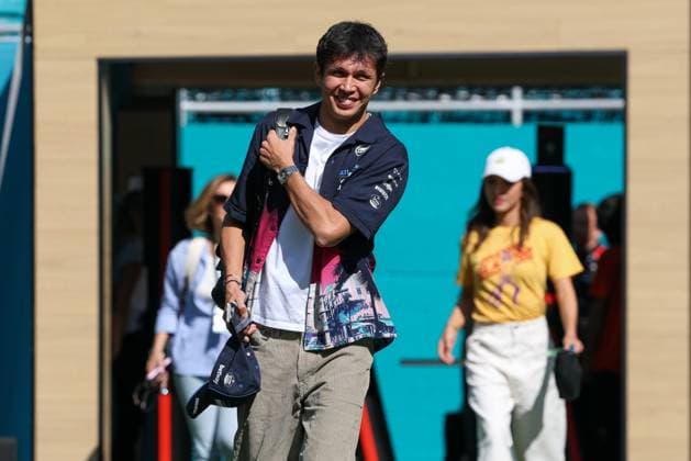 Alexander Albon Atlassian Williams Racing 23 in the paddock, Grand Prix of Miami, Motorsport, Men, Formula 1, Free Practice, 01 05 2026 Miami Florida USA Copyright: xkolbert-press ChristianxKolbertx