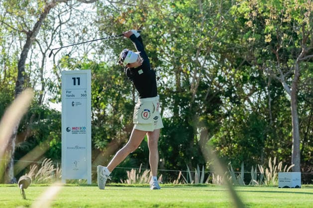 RIVIERA MAYA OPEN AT MAYAKOBA 2026 RIVIERA MAYA OPEN AT MAYAKOBA 2026 ROUND 2 01052026 PLAYA DEL CARMEN, QUINTANA ROO Action photo of Erika Hara of Japan during round 2 of the Riviera Maya Open at Mayakoba 2026 at El Camaleon Golf Club in Playa del Carmen, Mexico Action photo of Erika Hara of Japan during round 2 of the Riviera Maya Open at Mayakoba 2026 held at El Camaleon Golf Club in Playa del Carmen, Mexico Photo by IMAGENSHOP AGENCIA FOTOGRAFICA PLAYA DEL CARMEN QUINTANA ROO MEXICO Copyright: xMIKIOxWATANABEx