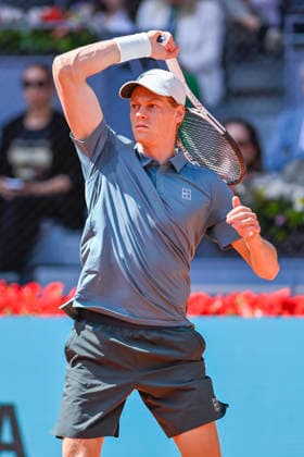 May 1, 2026, Madrid, Madrid, Spain: JANNIK SINNER of italy - NIKE during the Mutua Madrid Open 2026, ATP, Tennis Herren Masters 1000 and WTA, Tennis Damen 1000 tennis tournament, celebrated at Caja Magica on 01 may, 2026 in Madrid, Spain. Madrid Spain - ZUMAc312 20260501_zsp_c312_056 Copyright: xOscarxManuelxSanchezx
