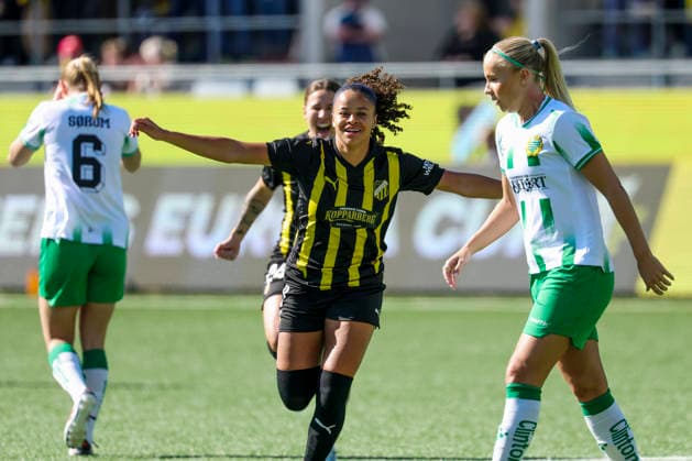 European Cup Final BK Häcken Hammarby Gothenburg, Sweden 20260501 Häckens Felicia Schröder celebrates after scoring 1 0 during the European Cup final between BK Häcken and Hammarby at the Nordic Wellness arena Photo Adam Ihse TT NTB Göteborg Sweden EDITORIAL USE ONLY RESTRICTED USE FOR BETTING COMPANIES  Copyright: xAdamxIhsex xTTx xNTBx