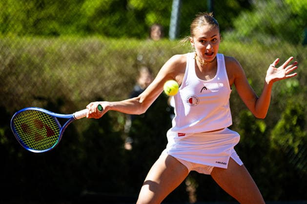 Steinkamp, Milena GER LTTC Rot Weiß , 1 Bundesliga Damen LTTC Rot Weiß vs TEC Waldau Stuttgart, Berlin, LTTC Rot Weiß , 01 05 2026, Copyright: xClaudioxGärtnerx