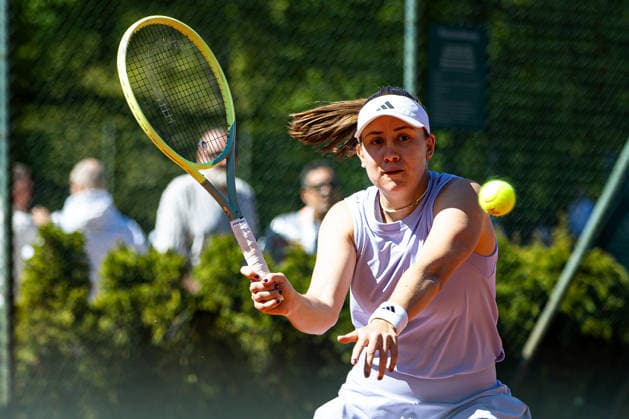 Gabric, Anna GER TEC Waldau Stuttgart , 1 Bundesliga Damen LTTC Rot Weiß vs TEC Waldau Stuttgart, Berlin, LTTC Rot Weiß , 01 05 2026, Copyright: xClaudioxGärtnerx
