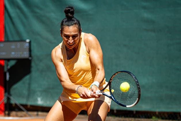 Bandecchi, Susan SUI TEC Waldau Stuttgart , 1 Bundesliga Damen LTTC Rot Weiß vs TEC Waldau Stuttgart, Berlin, LTTC Rot Weiß , 01 05 2026, Copyright: xClaudioxGärtnerx