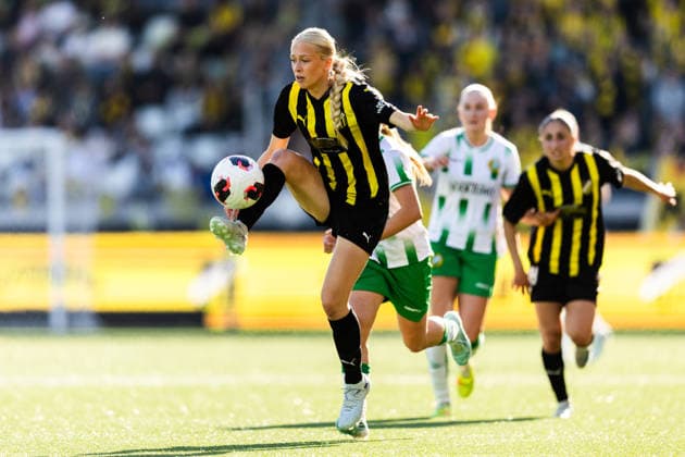 260501 Lisa Löwing of Häcken during the UEFA Women s Europa Cup final between Häcken and Hammarby on May 1, 2026 in Göteborg Photo Michael Erichsen BILDBYRAN COP 89 DS0574 fotboll football soccer fotball europa cup häcken hammarby uefa womens europa cup dam bbeng  Copyright: MICHAELxERICHSEN BB260501MI062