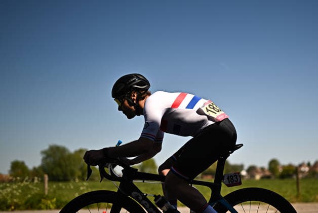 UCI Para Cycling Road World Cup: Round 2 Picture by Mathew Wells SWpix.com - 01 05 2026 - Cycling - UCI Para Cycling Road World Cup: Round 2 - Gistel, West Flanders, Belgium - Men C2 Road Race - Matthew Robertson (Great Britain) Copyright: x xSWpix.comx(t axPhotographyxHubxLtd)xMathewxWells SWpix.comx SWP-3030-13686