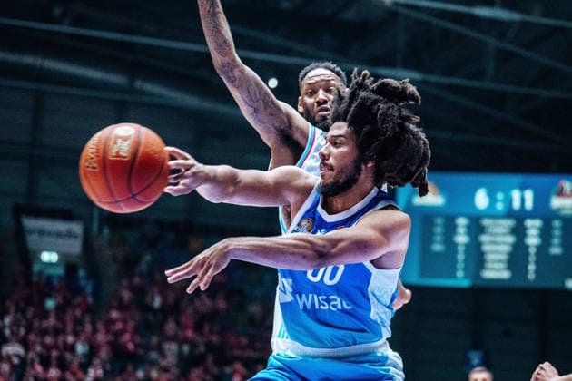 Tyger Campbell Skyliners Frankfurt, 00 GER, Skyliners Frankfurt vs Telekom Baskets Bonn easyCredit BBL, Bundesliga, Matchday 32, Season 2025 2026 01 05 2026 Eibner Pressefoto Attila Ziga GER, Skyliners Frankfurt vs Telekom Baskets Bonn easyCredit BBL, Bundesliga, Matchday 32, Season 2025 2026 01 05 2026 Frankfurt am Main Copyright: xEibner-Pressefotox EP_AZA