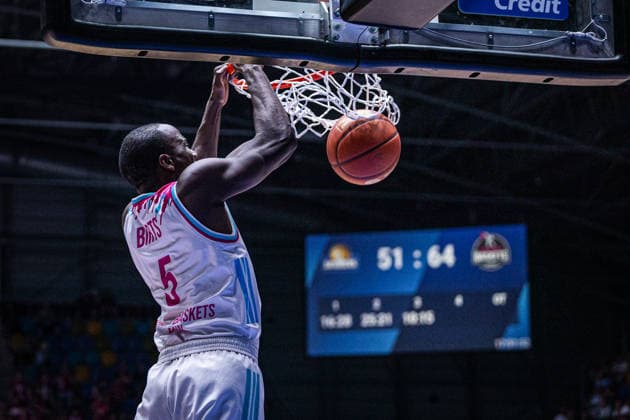 easyCredit Basketball Bundesliga, Frankfurt Skyliners vs Telekom Baskets Bonn, 01 05 2026 Tylan Birts Telekom Baskets Bonn 5 dunkt easyCredit Basketball Bundesliga, Frankfurt Skyliners vs Telekom Baskets Bonn, 01 05 2026, SÜWAG ENERGIE Arena Frankfurt Copyright: xBEAUTIFULxSPORTS Derixx