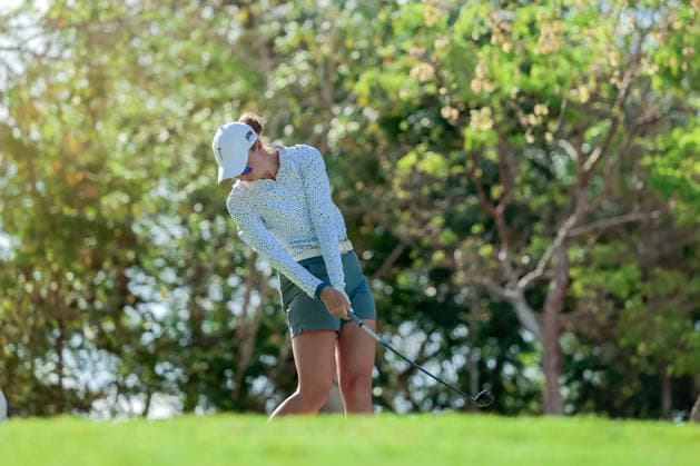 RIVIERA MAYA OPEN AT MAYAKOBA 2026 RIVIERA MAYA OPEN AT MAYAKOBA 2026 ROUND 2 01052026 PLAYA DEL CARMEN, QUINTANA ROO Action photo of Polly Mack of Germany during round 2 of the Riviera Maya Open at Mayakoba 2026 at El Camaleon Golf Club in Playa del Carmen, Mexico Action photo of Polly Mack of Germany during round 2 of the Riviera Maya Open at Mayakoba 2026 held at El Camaleon Golf Club in Playa del Carmen, Mexico Photo by IMAGENSHOP AGENCIA FOTOGRAFICA PLAYA DEL CARMEN QUINTANA ROO MEXICO Copyright: xMIKIOxWATANABEx