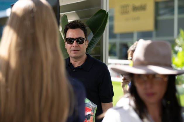 01 05 2026, xrarjax, Motorsport FIA Formula 1, Grand Prix of Miami 2026 v l Presenter and comedian Jimmy Fallon FIA REGULATIONS PROHIBIT ANY USE OF PHOTOGRAPHS as IMAGE SEQUENCES and or QUASI VIDEO Miami