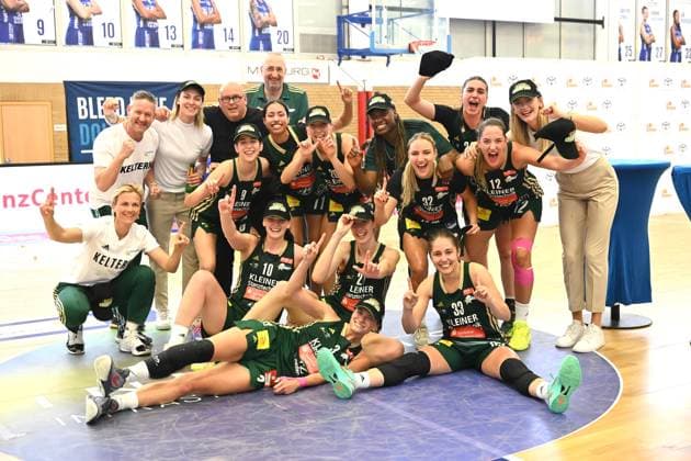 Basketball Toyota 1 Womens Bundesliga Final for the German Championship 4 Match BC Pharmaserv Marburg Rutronik Stars Keltern on 01 05 2026 at the Sporthalle am Georg Gaßmann Stadion in Marburg German Champion DFL regulations prohibit any use of photographs as image sequences and or quasi video xJKx